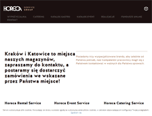 Tablet Screenshot of horecaservice.pl